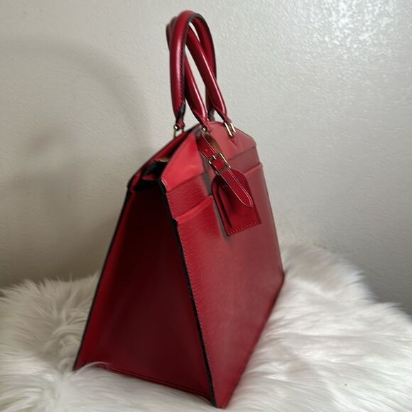 💯Authentic LOUIS VUITTON Epi Riviera Hand Bag Red🍀 - Picture 3 of 14